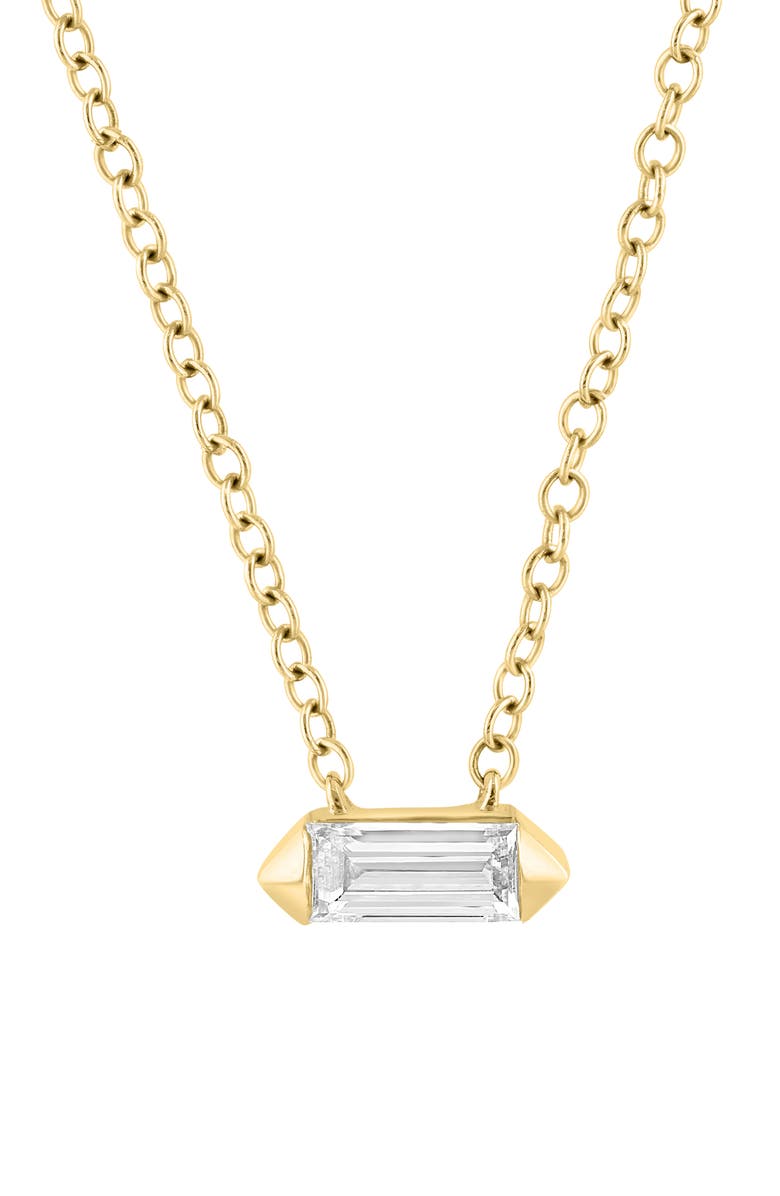 EFFY Lab Grown Diamond Pendant Necklace, Main, color, Gold