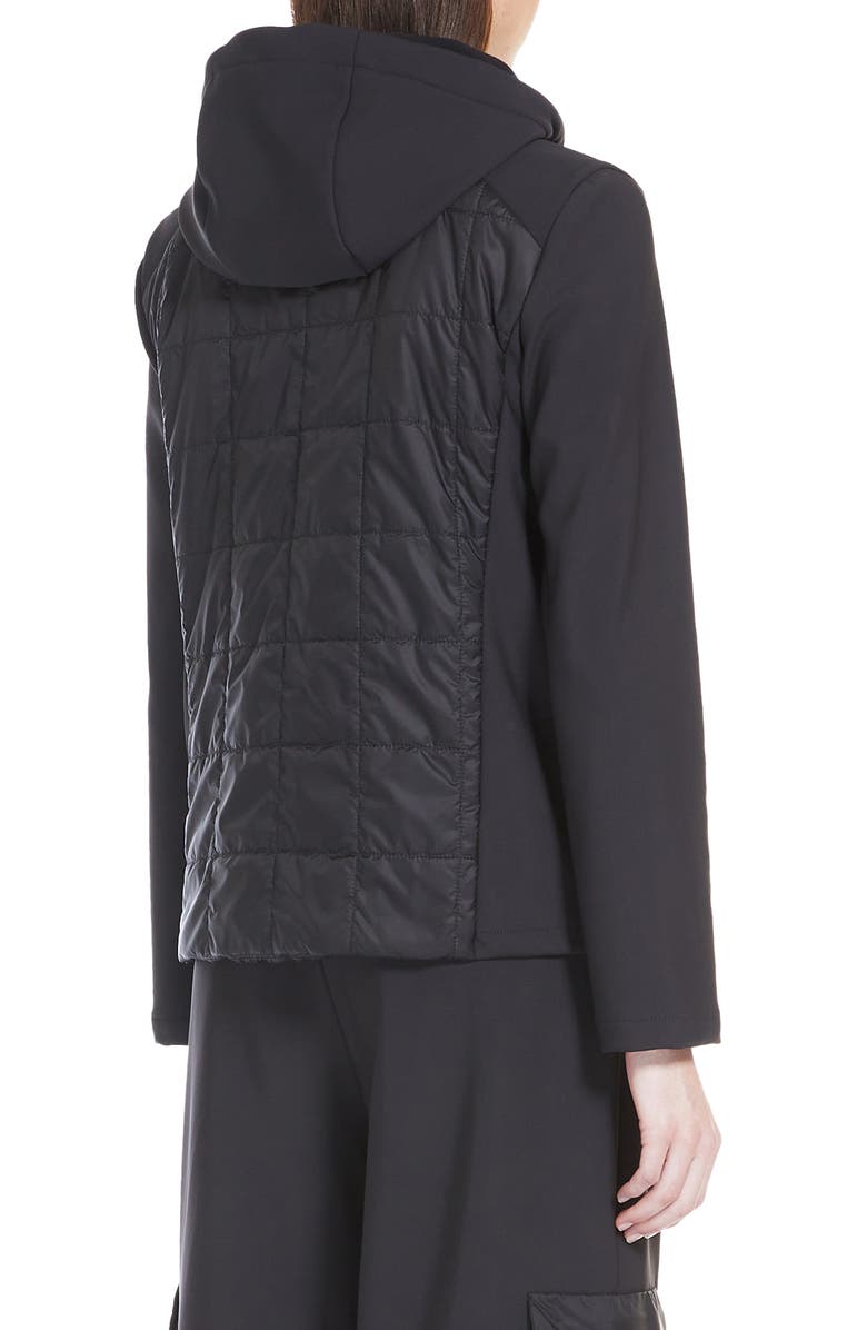 Max Mara Leisure Reed Mixed Media Puffer Jacket, Alternate, color, 