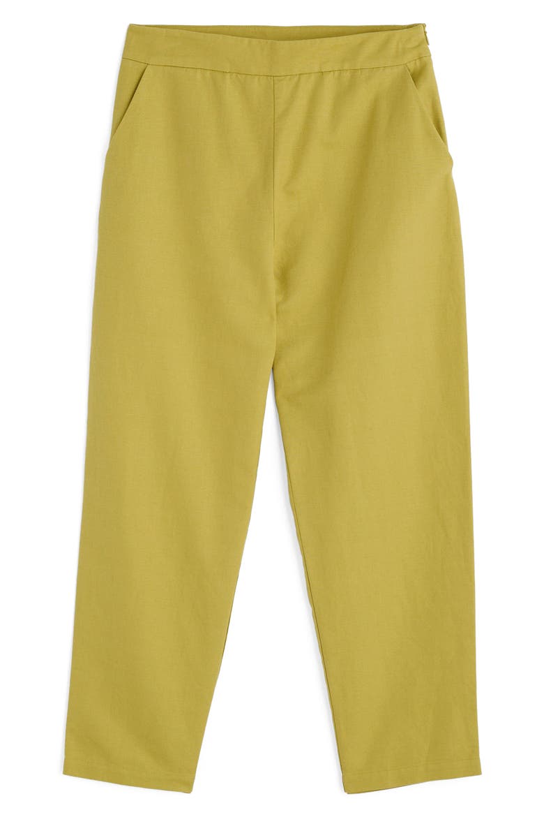Westlin Linen & Organic Cotton Suit Pants, Alternate, color, LIME
