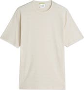 Scotch & Soda Structured Stripe Jacquard Stretch Cotton T-Shirt