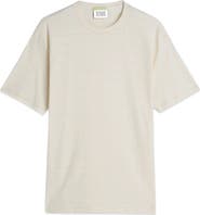 Scotch & Soda Structured Stripe Jacquard Stretch Cotton T-Shirt