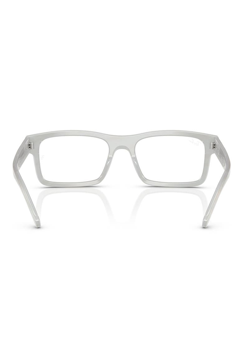 RB5435 54mm Rectangle Optical Glasses, Alternate, color, LIGHT BLUE