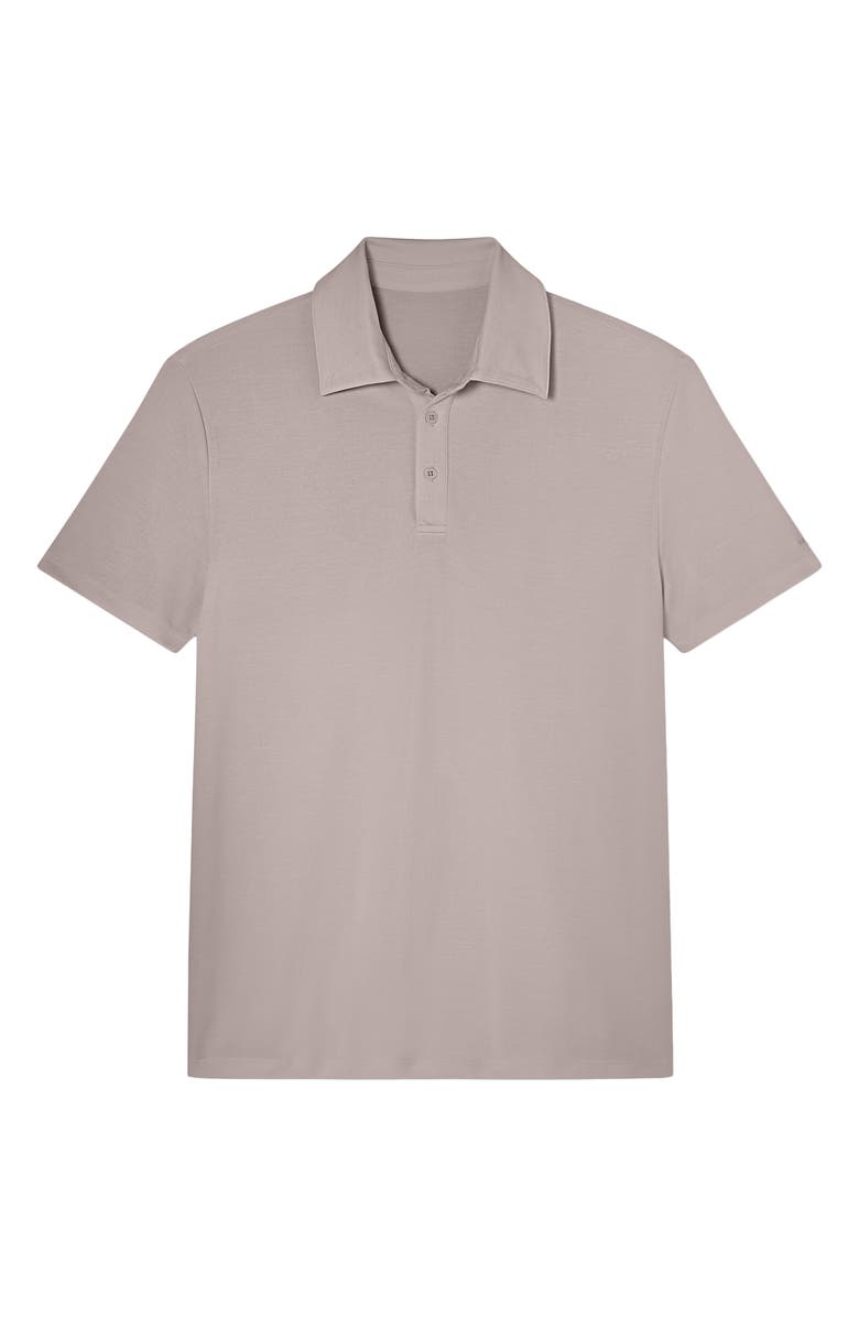Tommy John Modal Blend Piqué Polo, Alternate, color, Cinder