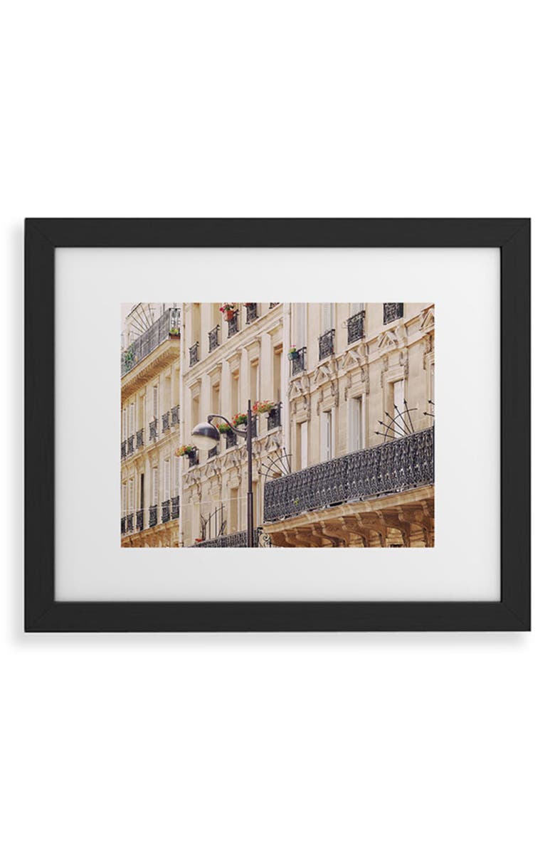 Deny Designs Paris Balconies Framed Art Print, Main, color, 