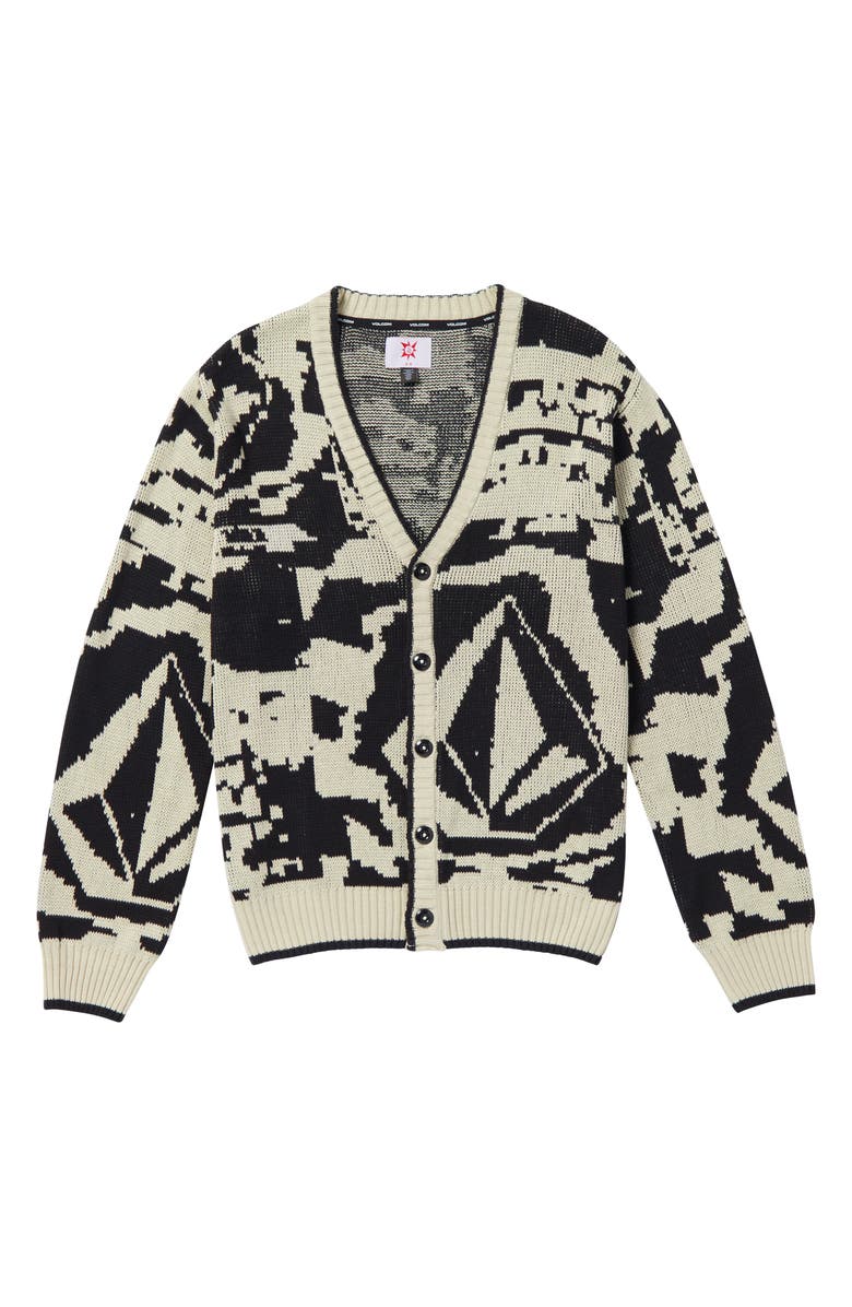 Volcom TT Collage Cardigan, Main, color, 