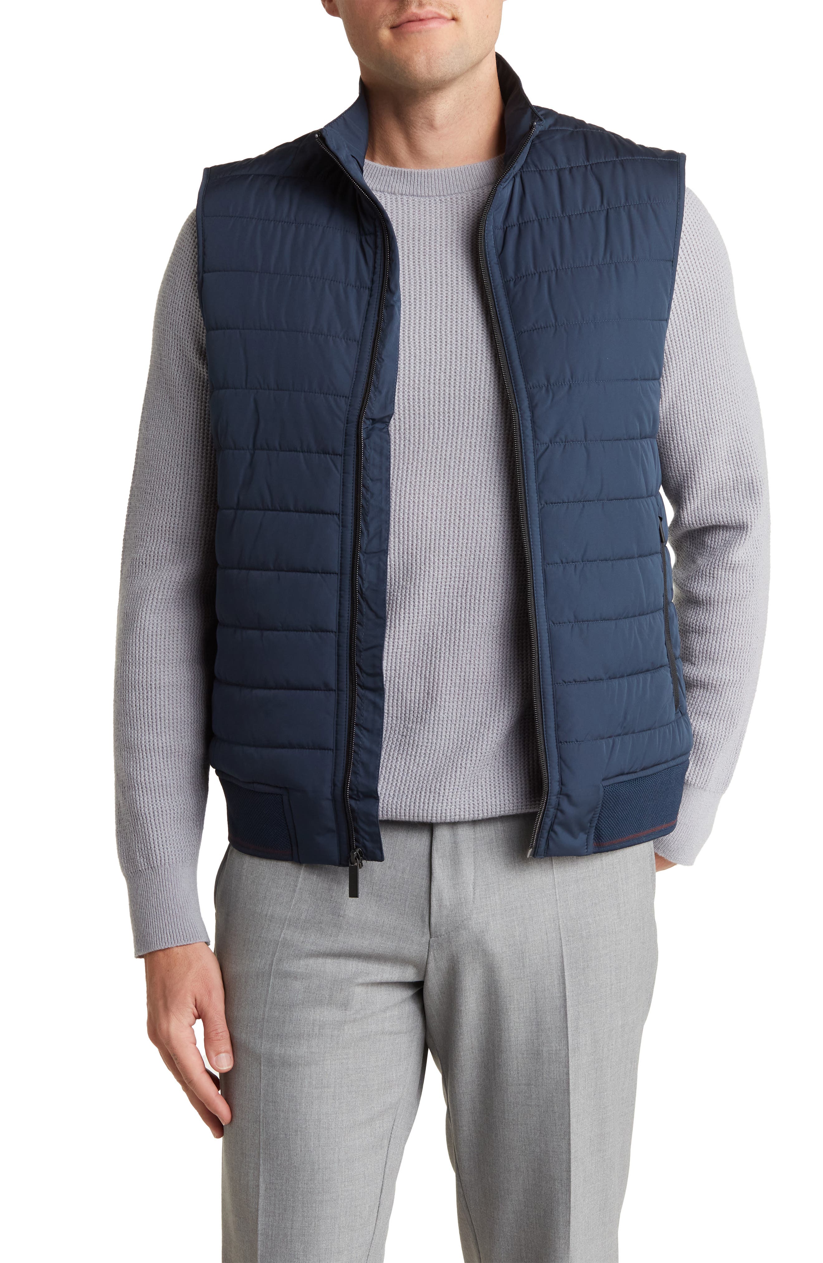 Perry Ellis Quilted Puffer Vest