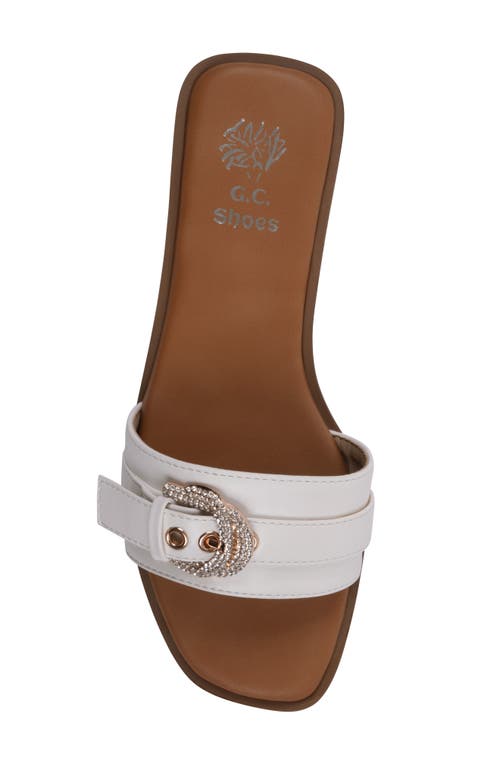 Gc Shoes Kenna Slide Sandal In White