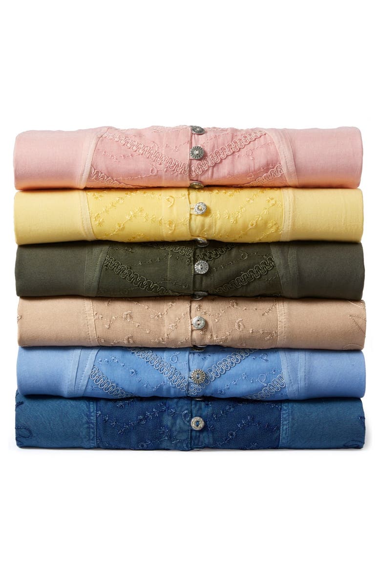 Taylor Acid Wash Big Shirt, Alternate, color, DARK BERRY