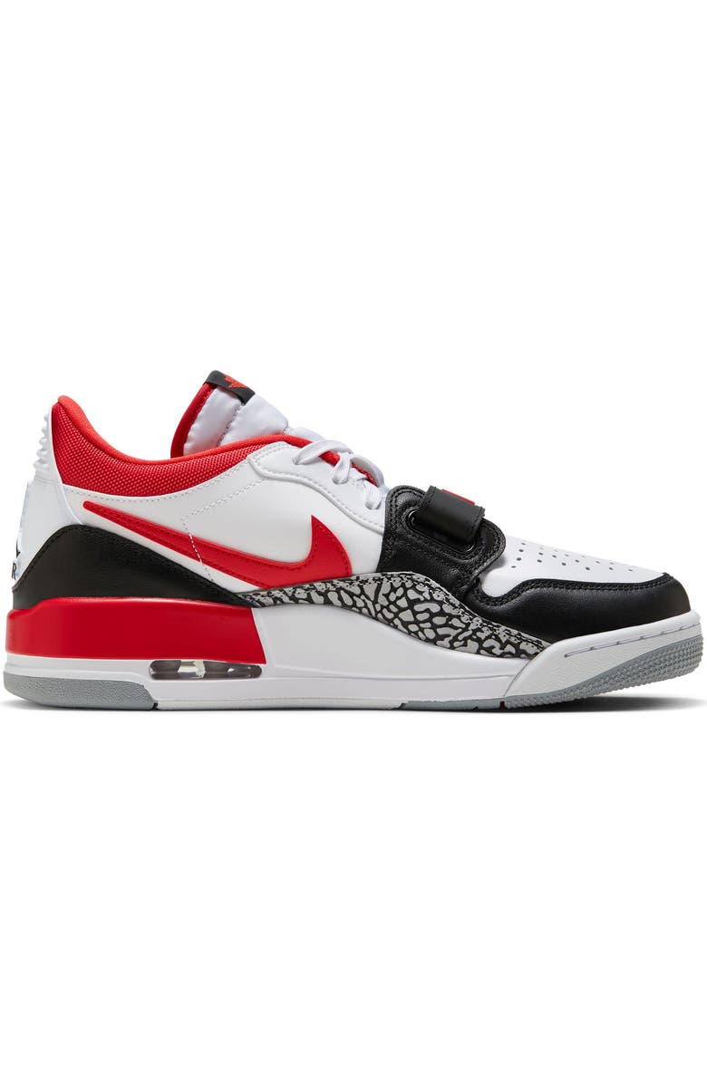 Nike Air Jordan Legacy 312 Low Sneaker, Alternate, color, White/ Fire Red/ Black/ Grey