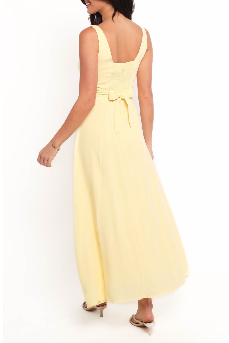 Archer Sleeveless Fit & Flare Midi Dress, Alternate, color, BUTTER YELLOW