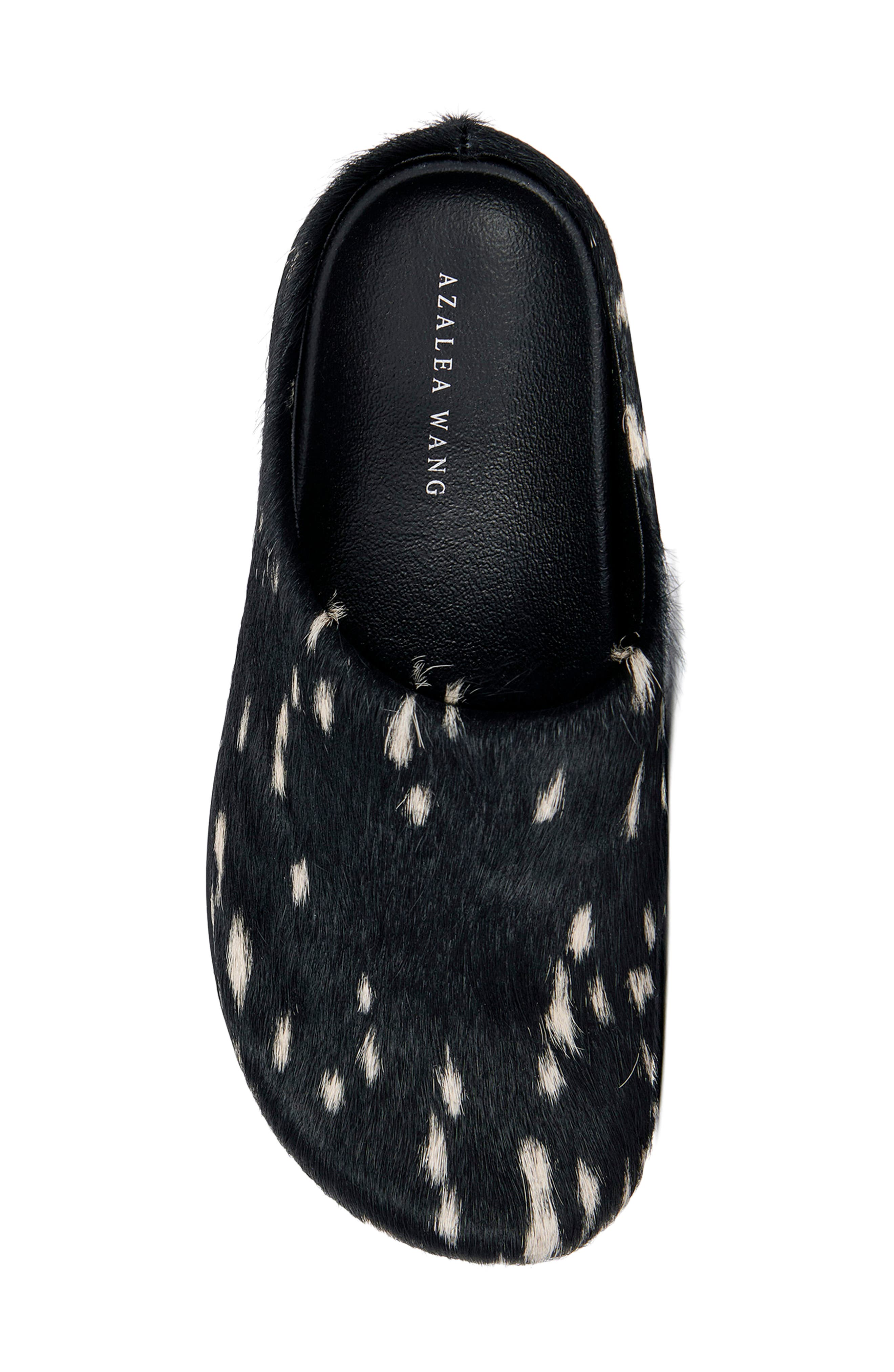 Ramses Genuine Calf Hair Clog, Alternate, color, BLACK MULTI CALF HAIR