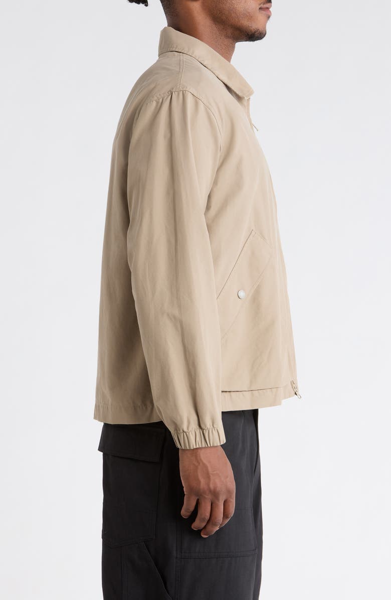 Snow Peak Harrington Light Dobby Cloth Water Resistant Tech Jacket, Alternate, color, Greige