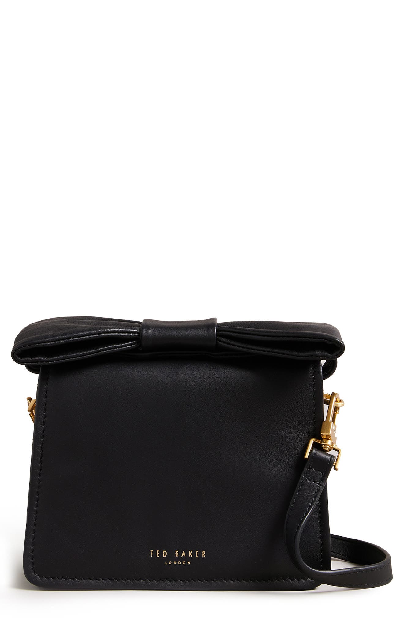 Ted Baker London Mini Niasina Knot Bow Crossbody Bag, Main, color, 