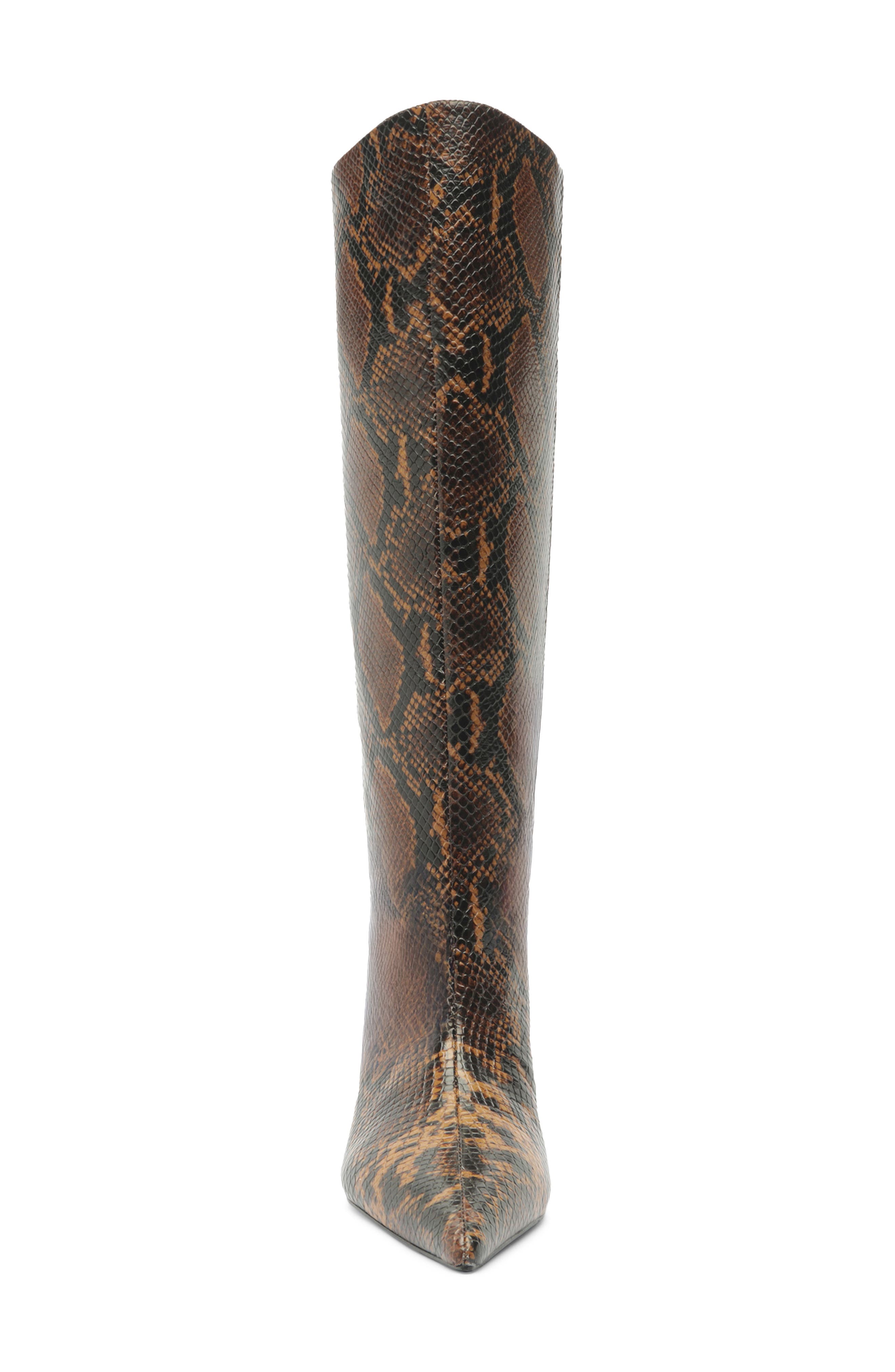 Lexi Pointed Toe Knee HIgh Boot, Alternate, color, PECAN BROWN