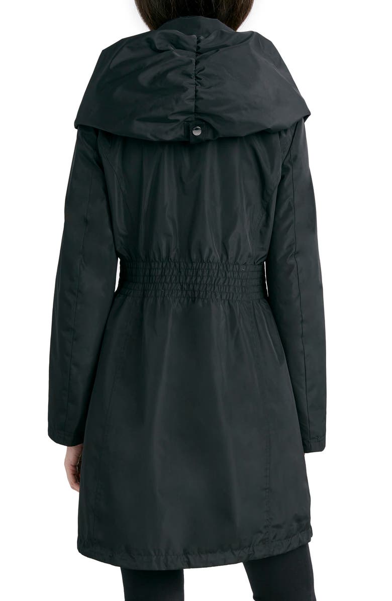 Laundry by Shelli Segal Bib Hooded Rain Jacket, Alternate, color,