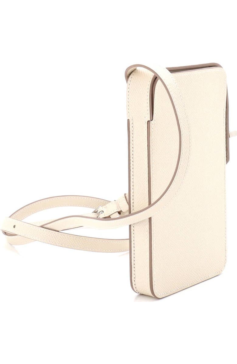Pre-Owned Hermes Hac a Box Phone Case Epsom, Alternate, color, Craie