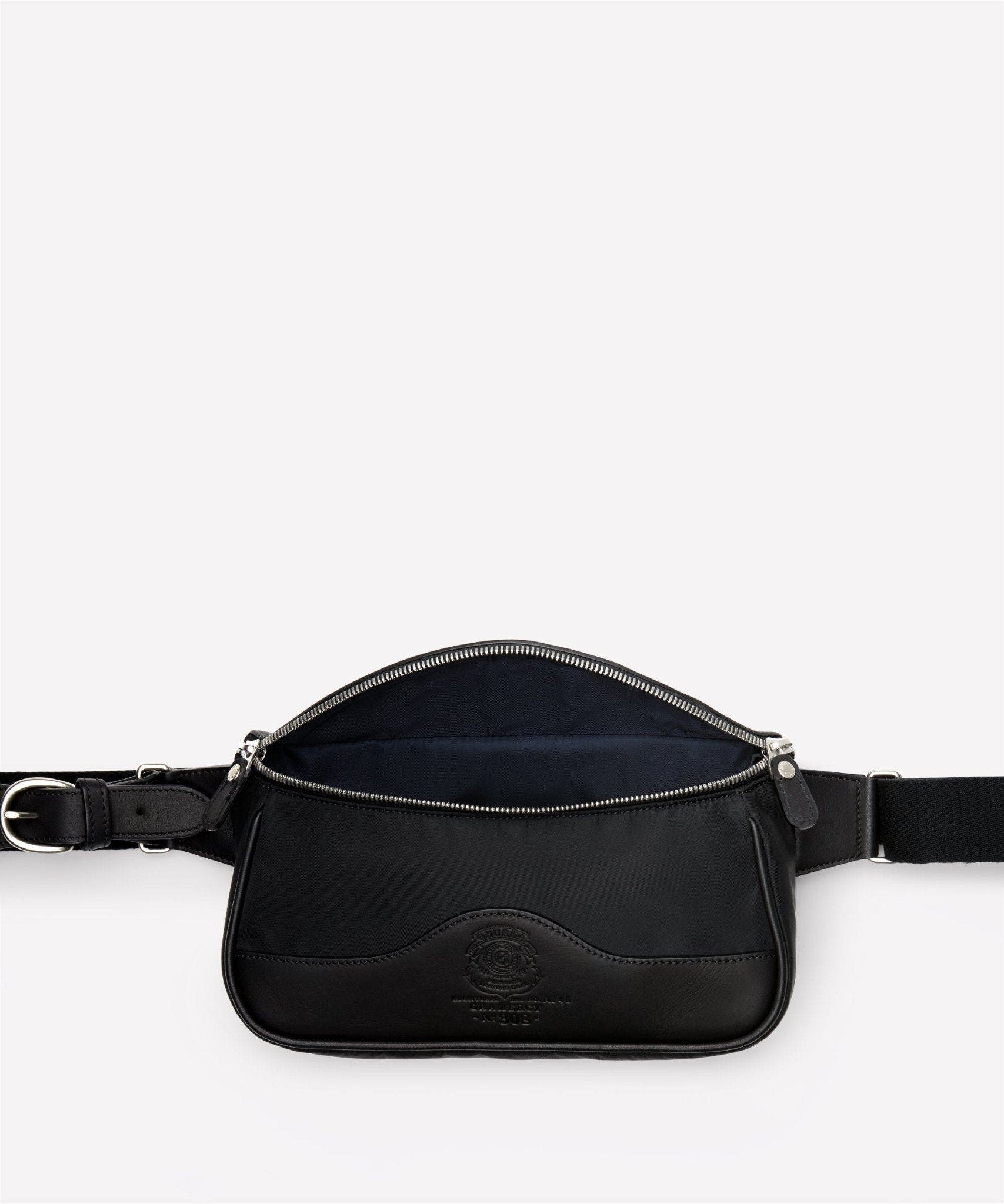 Ghurka Gramercy No. 308, Alternate, color, Black Nylon 
Leather