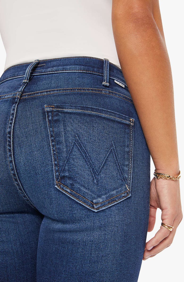 MOTHER The Hustler High Waist Ankle Bootcut Jeans, Alternate, color, Taking Chances