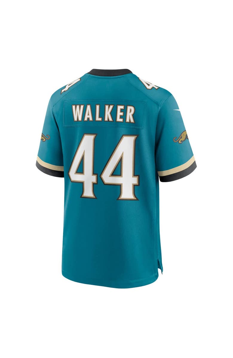 Nike Men's Nike Travon Walker Teal Jacksonville Jaguars Prowler Throwback Player Game Jersey, Alternate, color, Teal