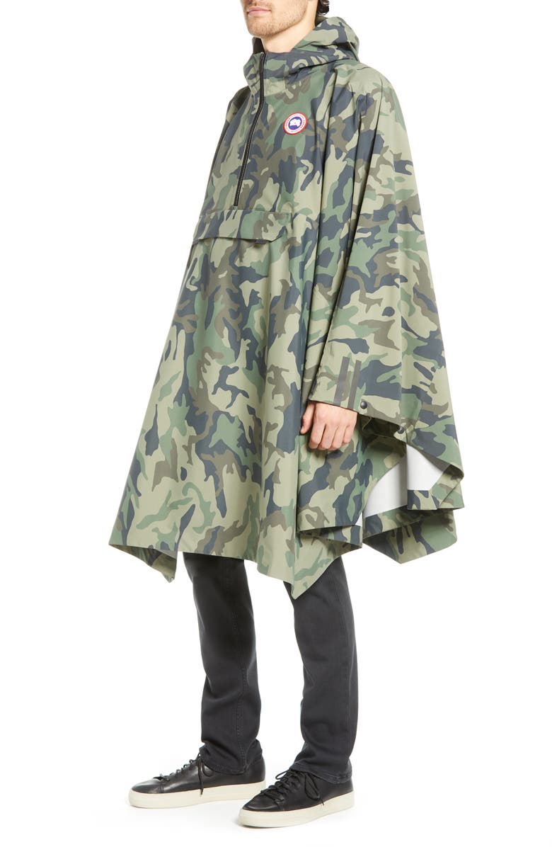 Canada Goose Classic Fit Camo Field Poncho, Alternate, color,