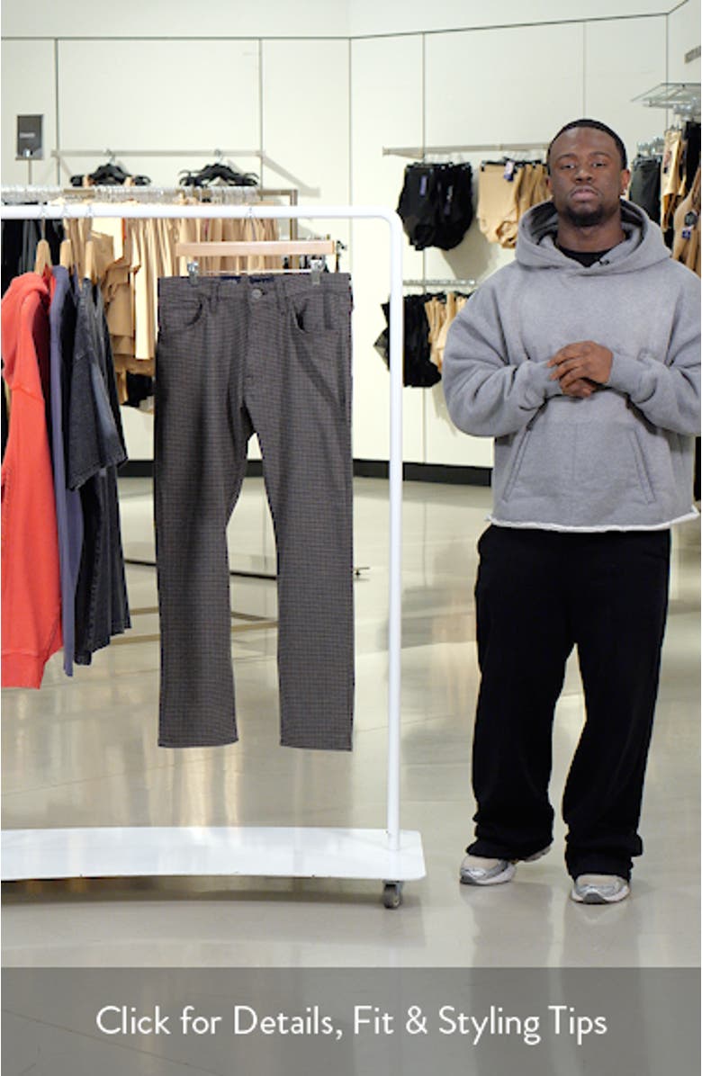 Courage Check Straight Leg Pants, sales video thumbnail