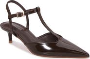 BERNESS T-Strap Kitten Heel Pump