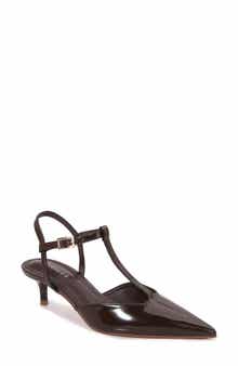 T-Strap Kitten Heel Pump