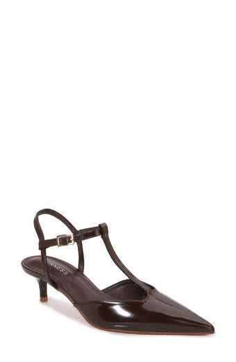 T-Strap Kitten Heel Pump