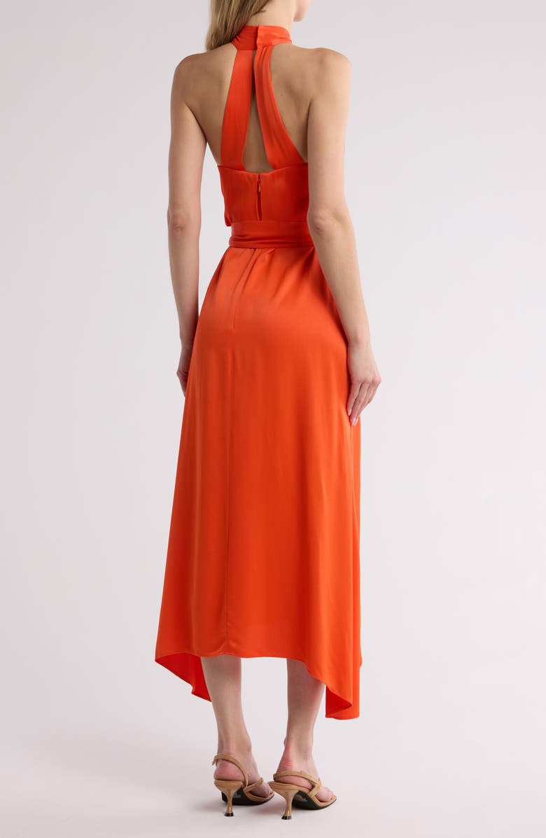 Reiss Evelyn Sleeveless Dress, Alternate, color, Orange