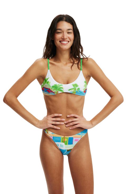 Women's Refined High Side Brazilian Bikini Bottom