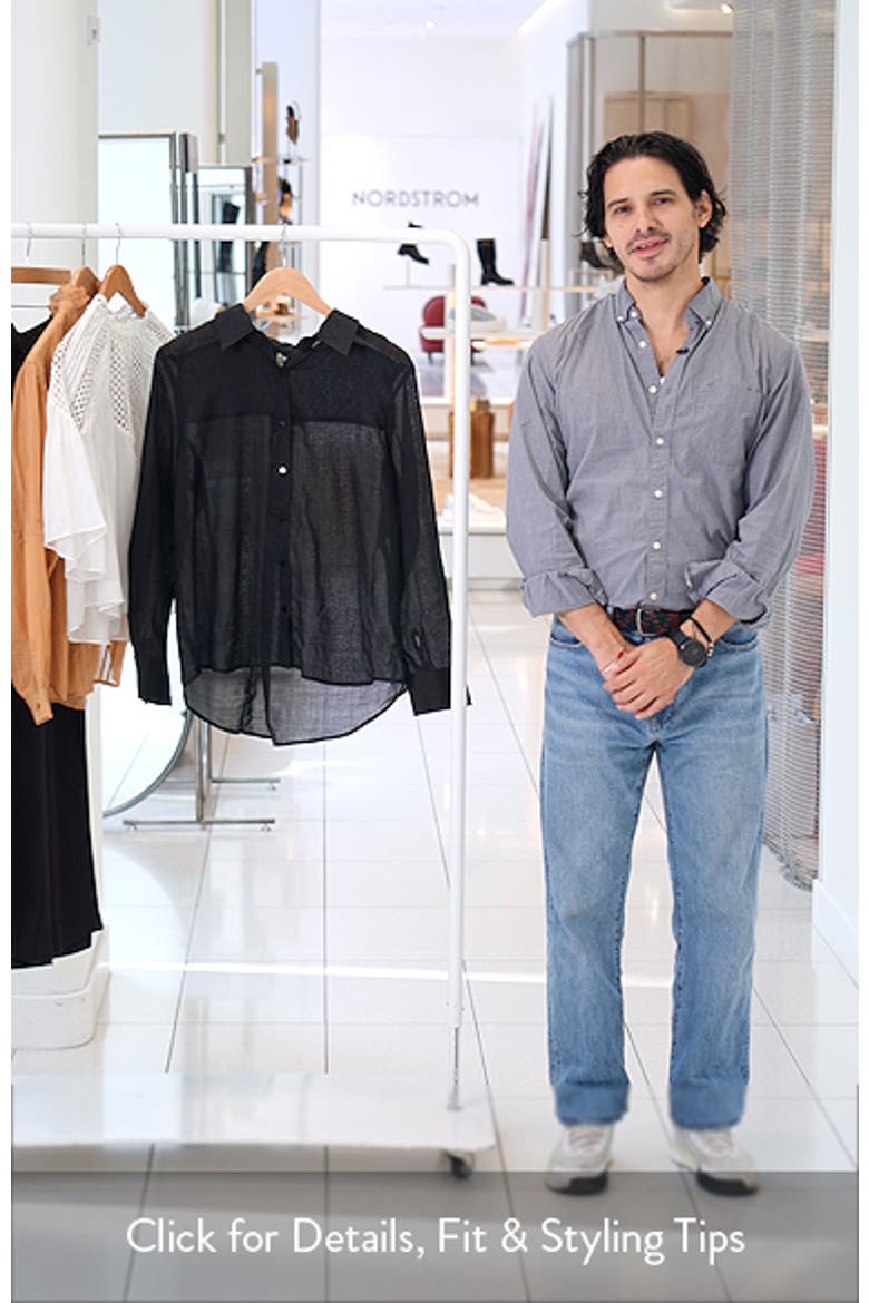 Ellery Ramie Button-Up Shirt video