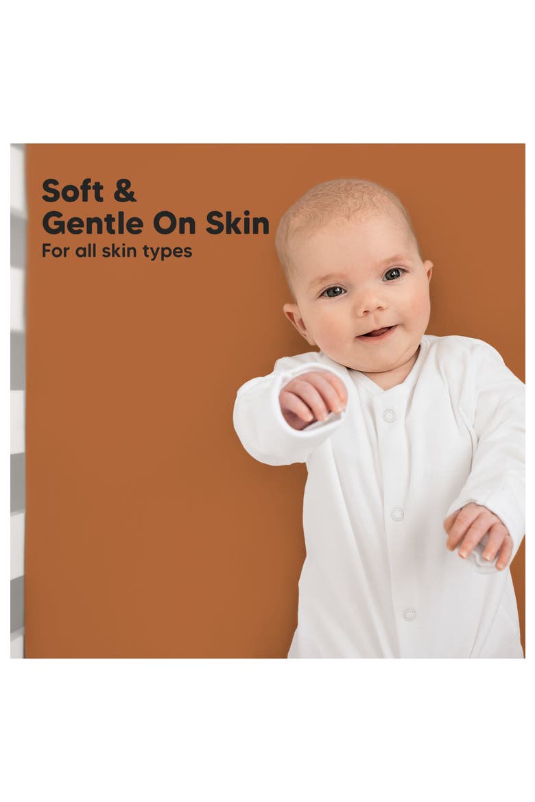 Soothe Fitted Crib Sheet, Alternate, color, Rust