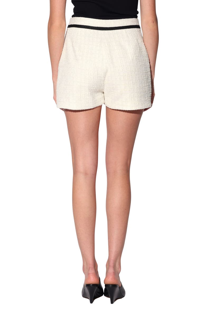 Jordan High Waist Tweed Shorts, Alternate, color, HEPBURN TWEED