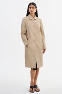 LAMARQUE BELEN | Longline Leather Coat