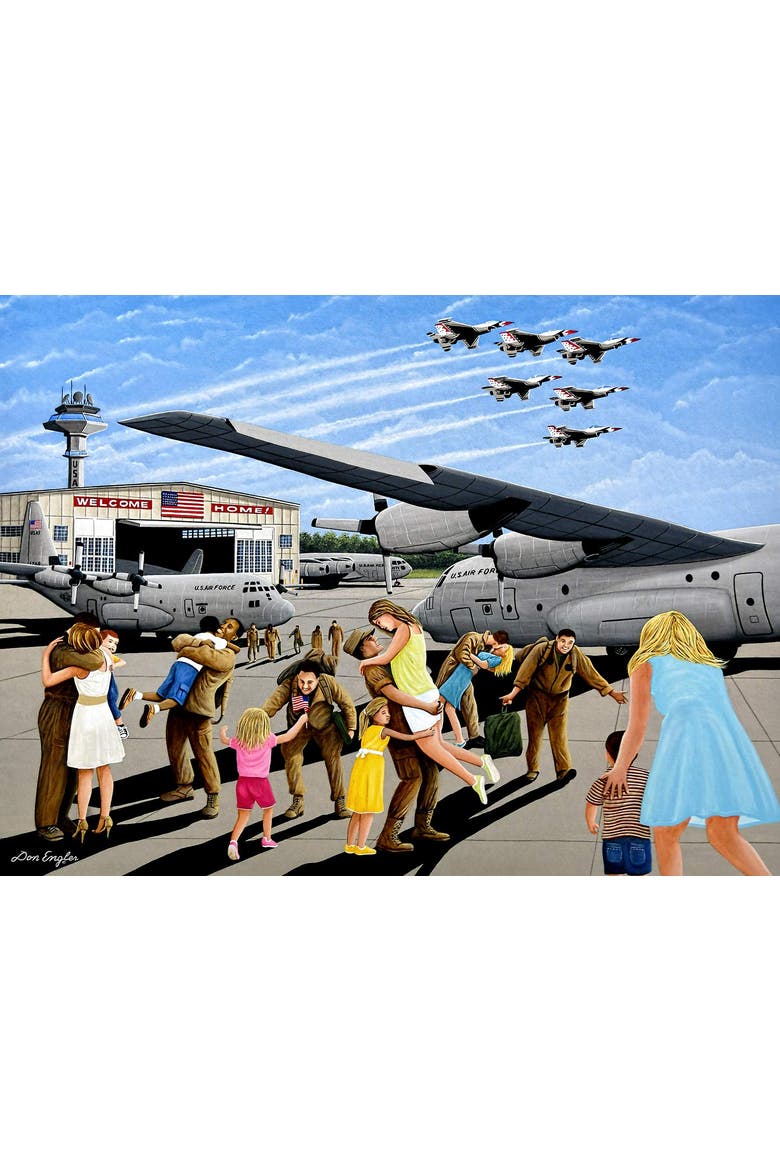 Family Welcome 1000 piece Jigsaw Puzzle for Adults, Alternate, color, Multicolor