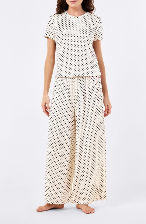 Kate Modal Soft Tee & Wide Leg Pajamas
