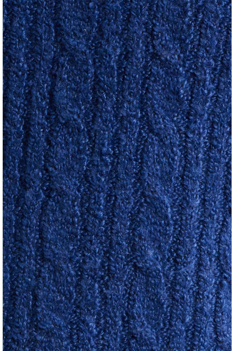 Cable V-Neck Sweater, Alternate, color, TWILIGHT