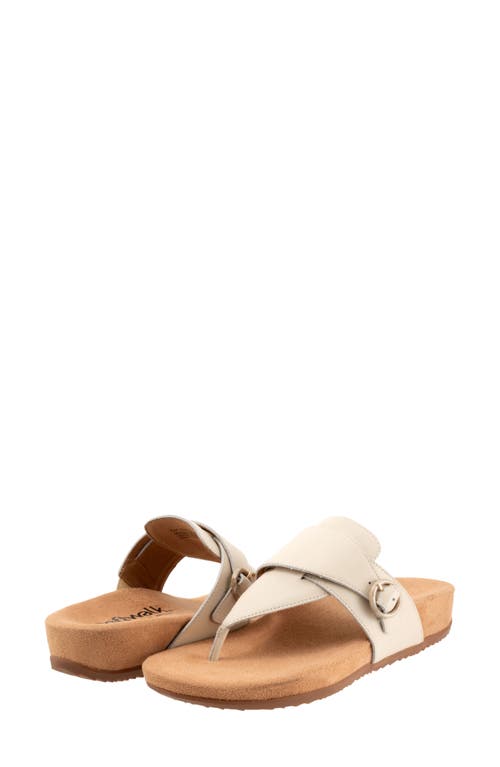 Softwalk ® Belize T-strap Sandal In Ivory