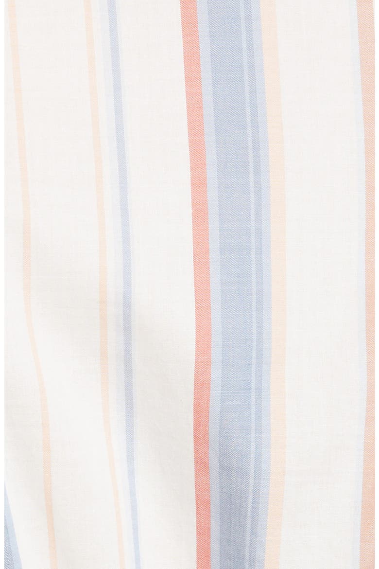Stripe Cotton Wrap Blouse, Alternate, color, TATE STRIPE
