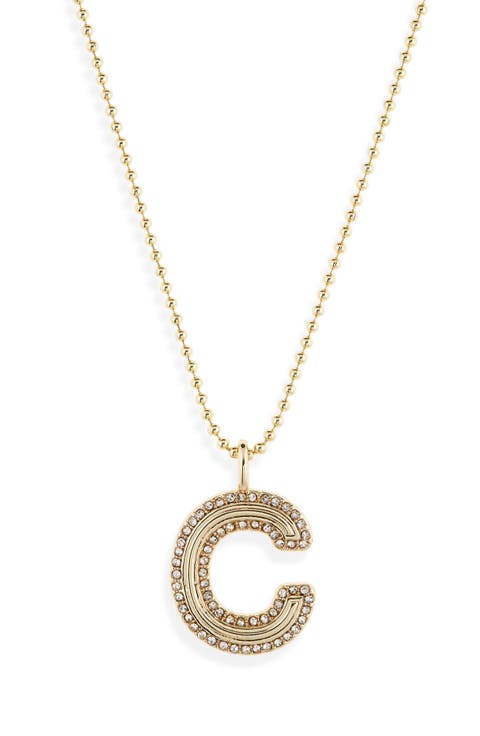 Arianna Initial Pendant Necklace
