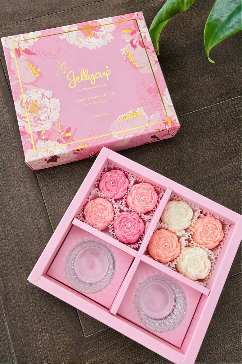 Blossom Peony Candle Gift Set, Alternate, color, Peony