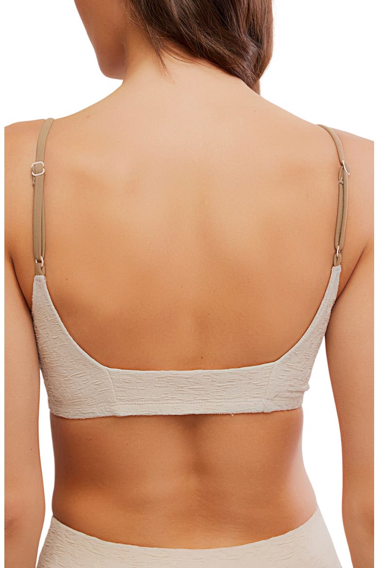 Farrah Crop Bikini Top, Alternate, color, STONE
