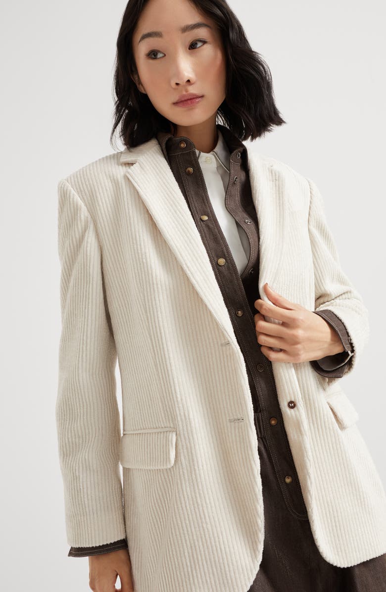 Brunello Cucinelli Corduroy blazer, Alternate, color, 