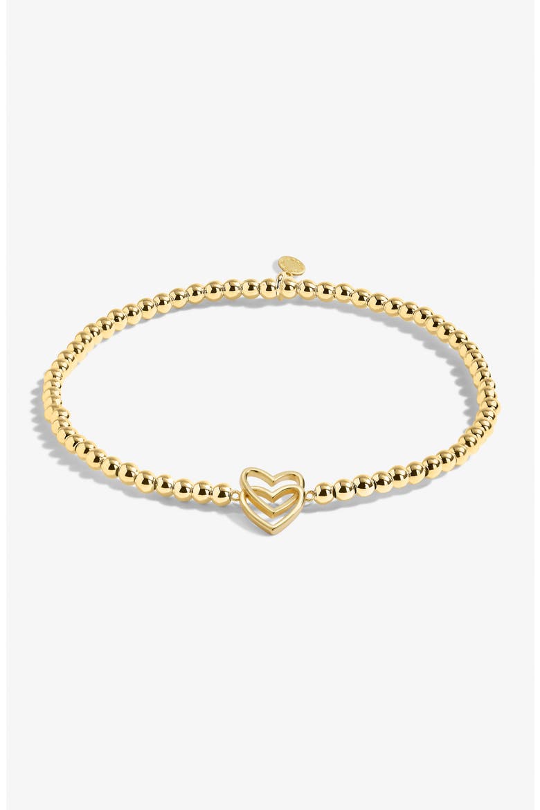A Little 'Happy Birthday' Bracelet In Gold-Tone Plating, Alternate, color, Metallic Gold