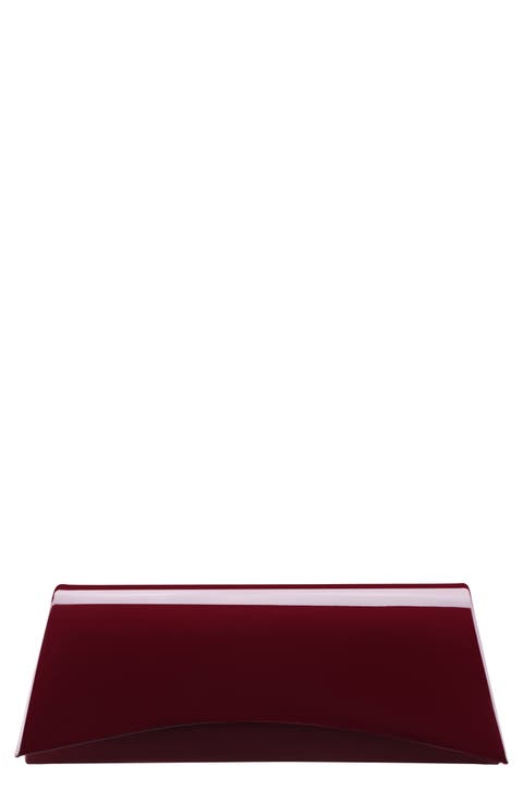 Zoey Faux Leather Clutch