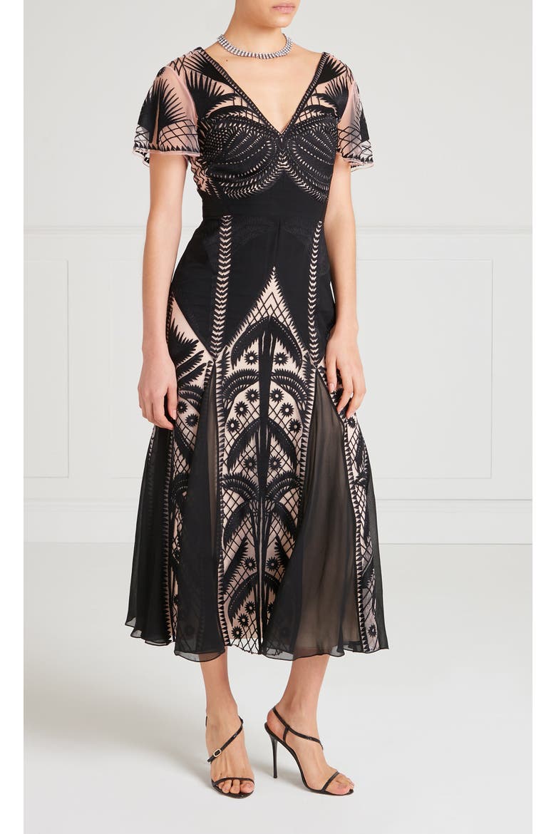 Giselle Dress, Alternate, color, Black