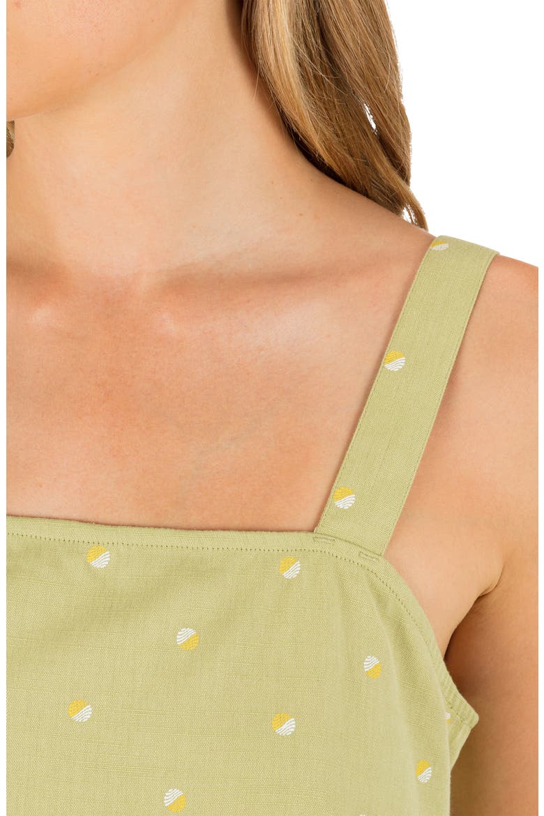 Wavy Dot Crop Tank, Alternate, color, FERN