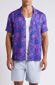 Boardies Palms Print Camp Shirt
