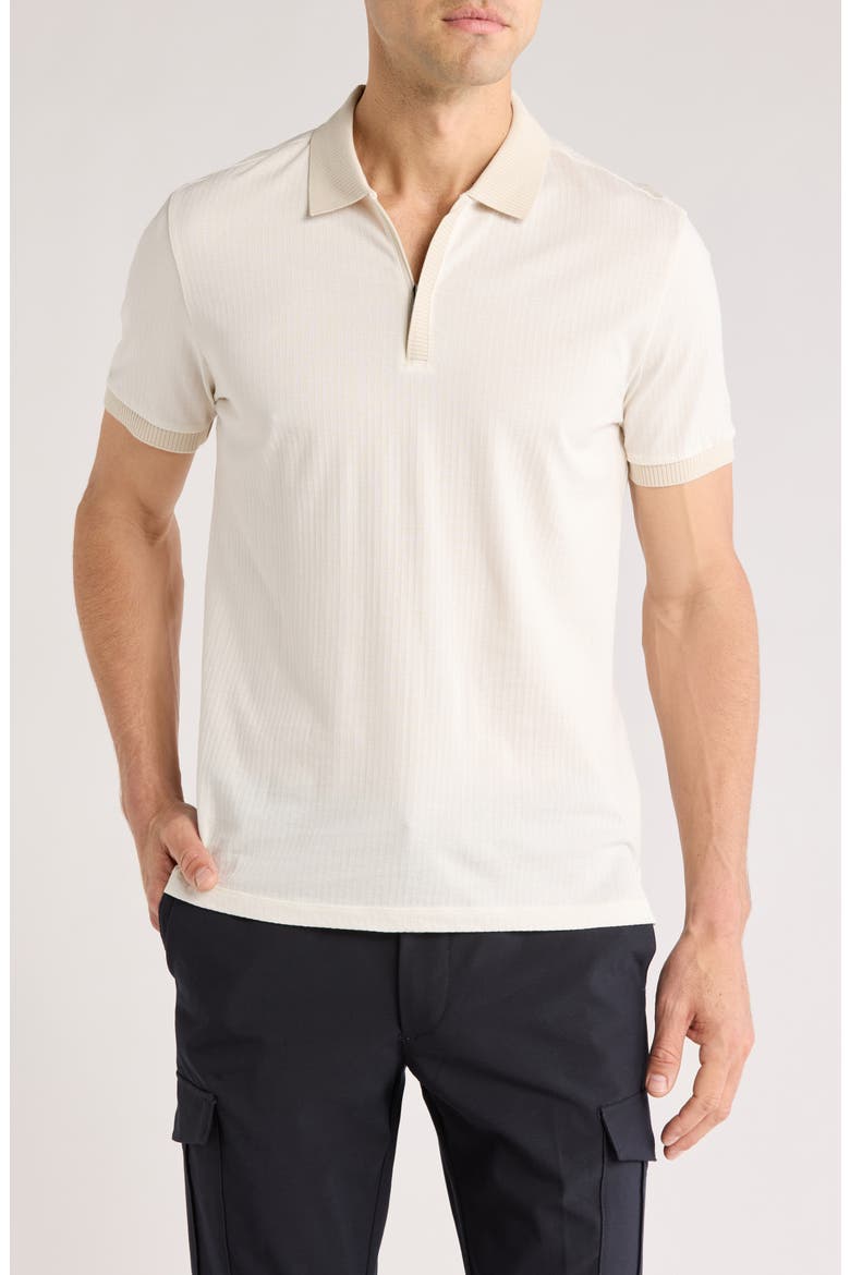 Whistler Half Zip Polo, Main, color, WHITE