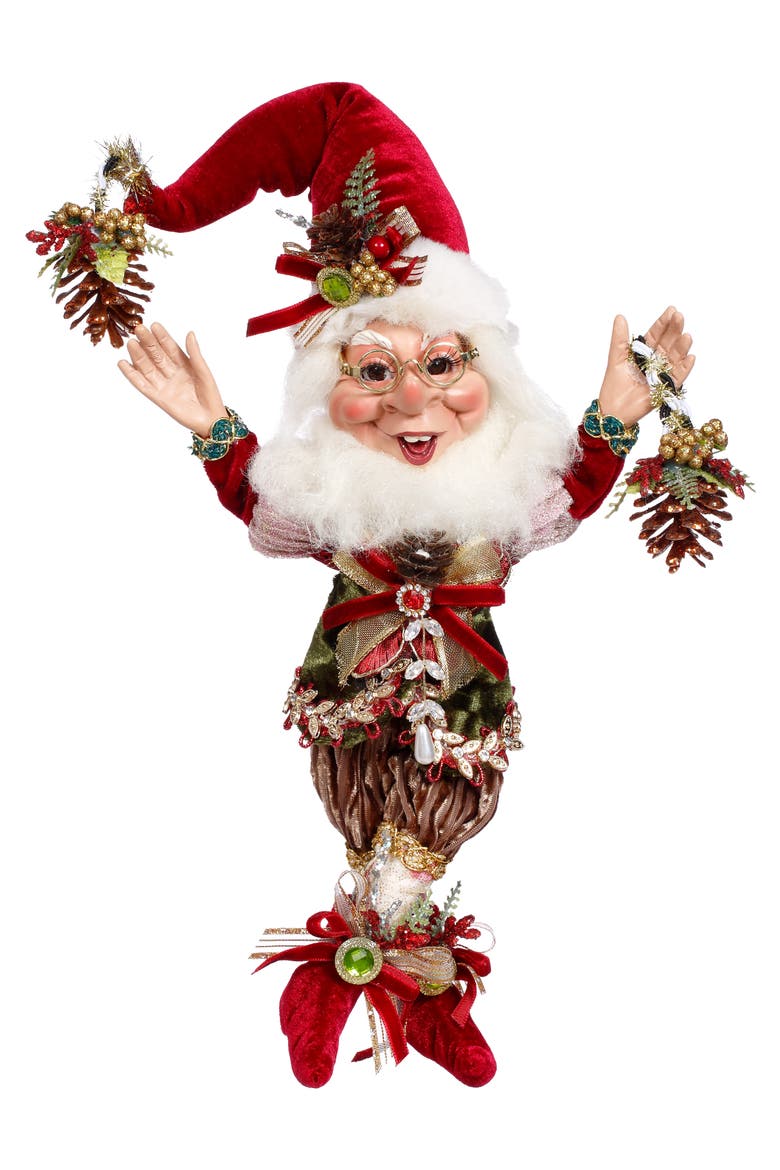 Pinecone Elf, Small, Main, color, Red